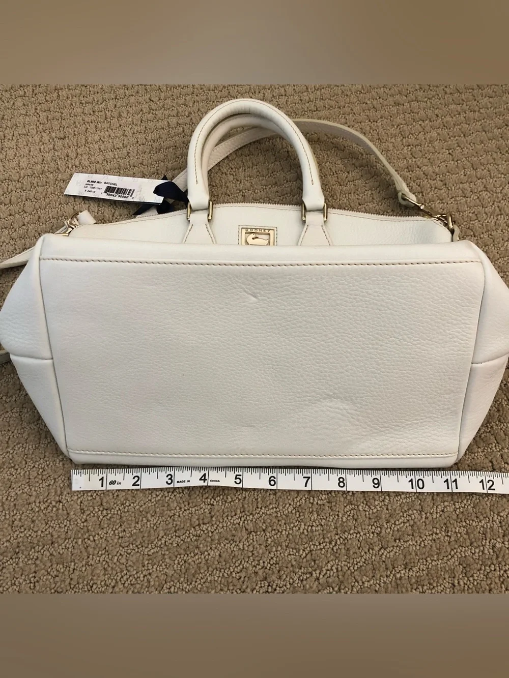 Dooney & Bourke White Satchel Leather Purse